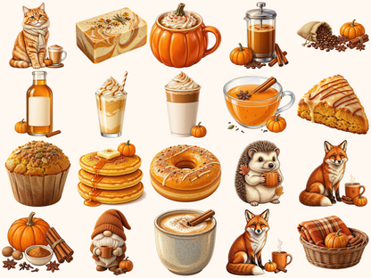 Pumpkin Spice Clipart