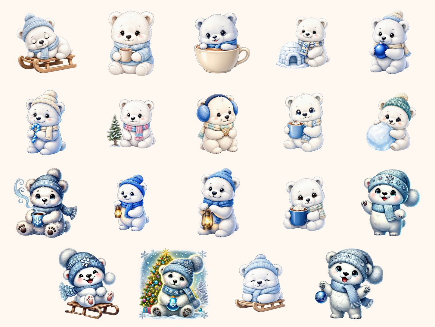 Polar Bears Clipart