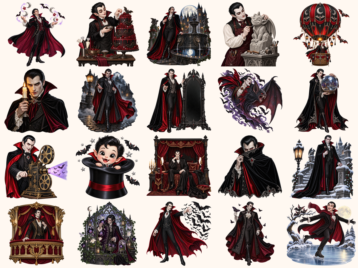 Dracula Clipart — listing preview 5