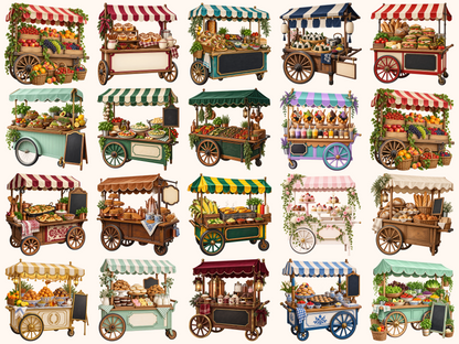 Food Carts Clipart