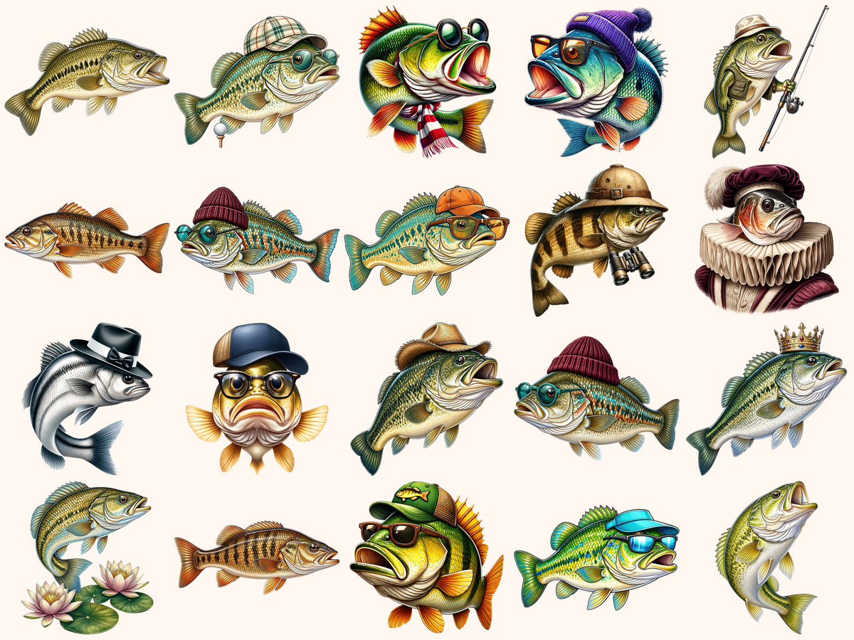 Bass Fish Clipart