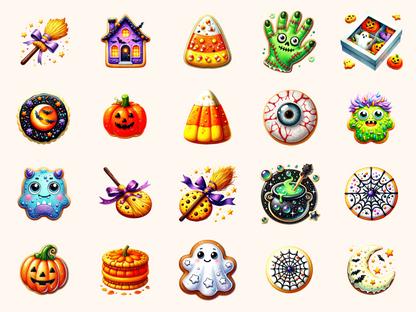 Halloween Cookies Clipart