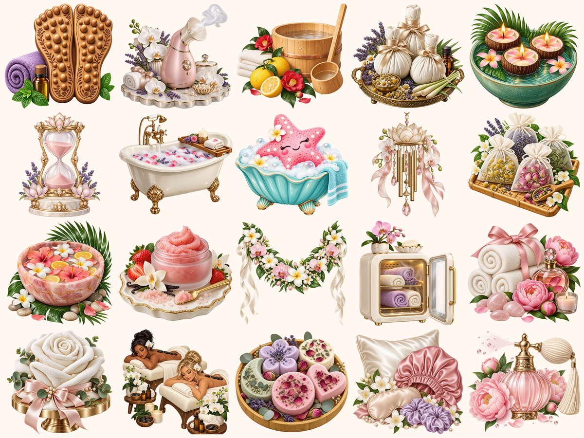 Spa Clipart — listing preview 5