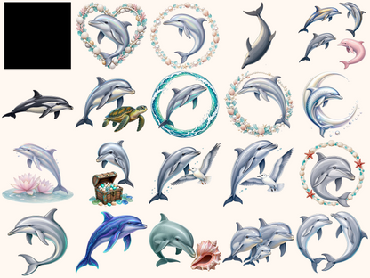 Dolphins Clipart