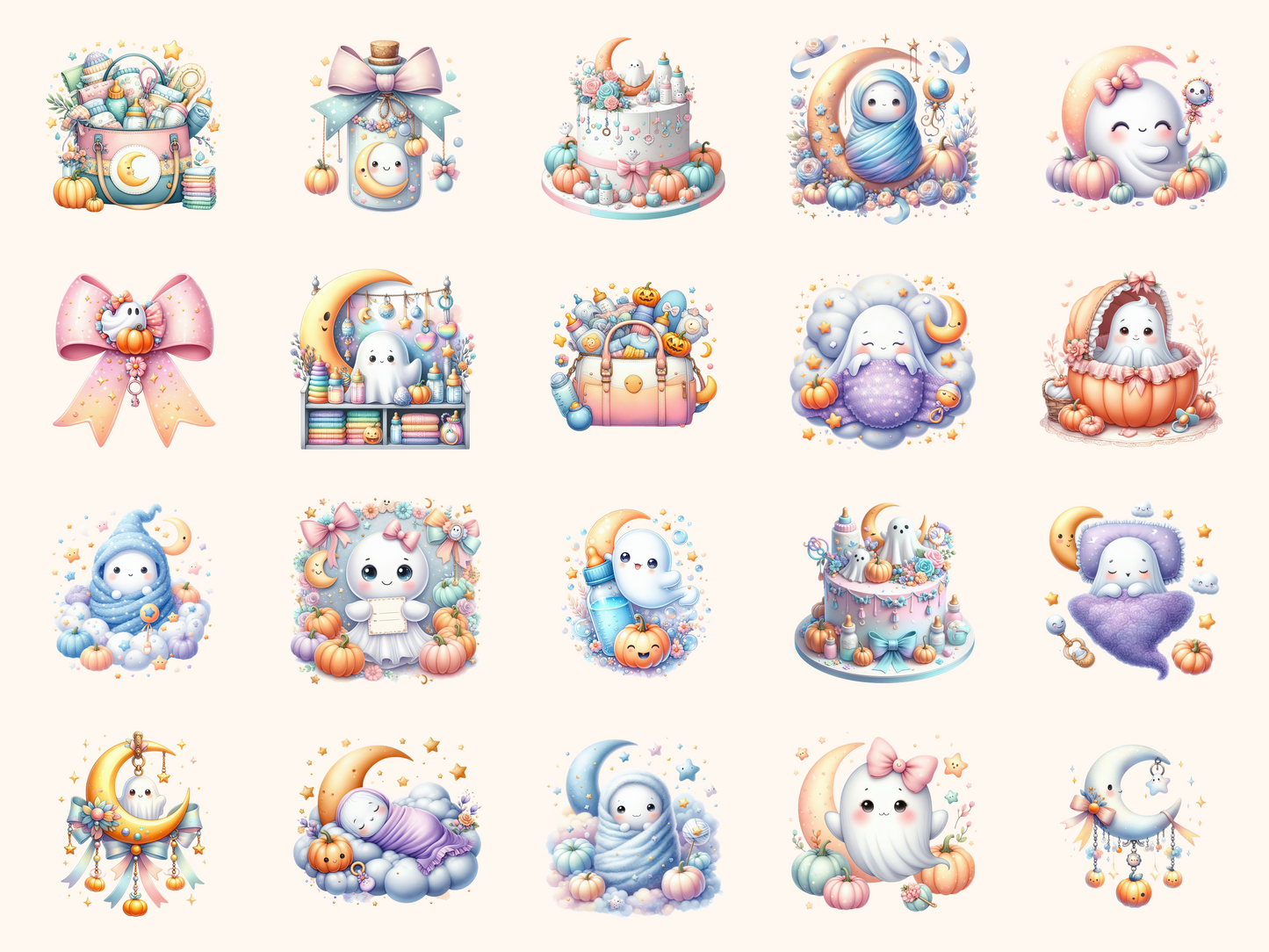 A Little Boo Baby Shower Clipart