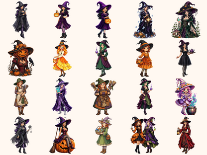 Halloween Witches Clipart