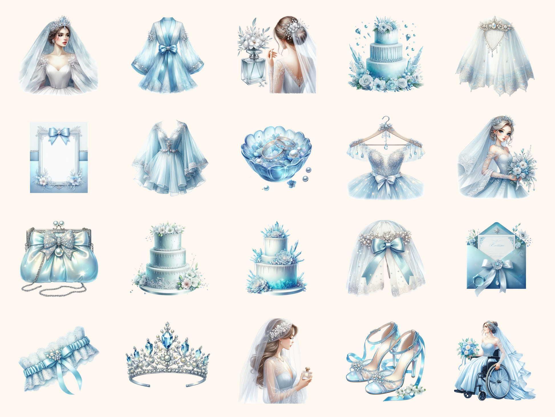 Icy Bridal Clipart