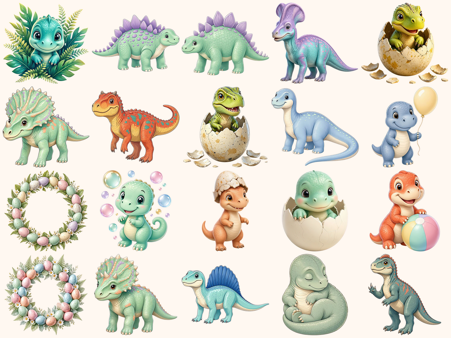 Baby Dinosaurs Clipart