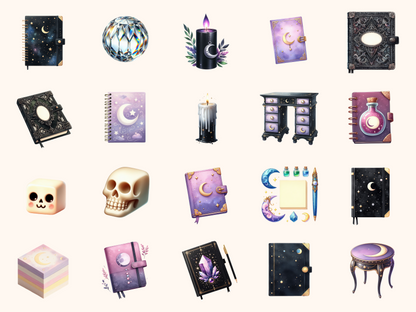 Witchy Desk Clipart