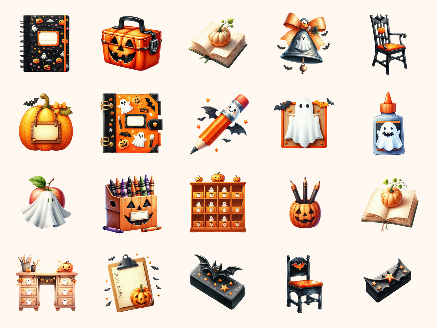 Halloween Classroom Clipart