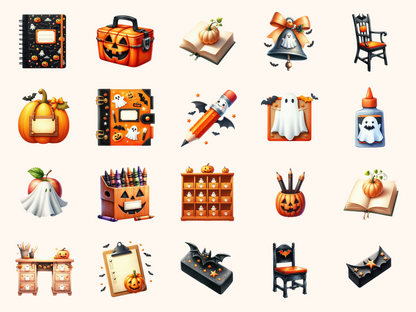 Halloween Classroom Clipart