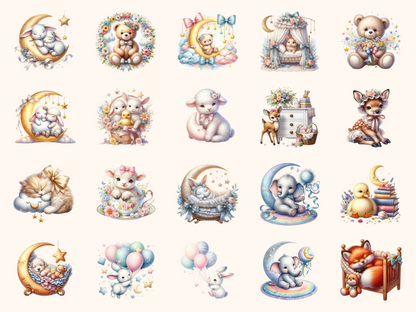 Nursery Animals Clipart