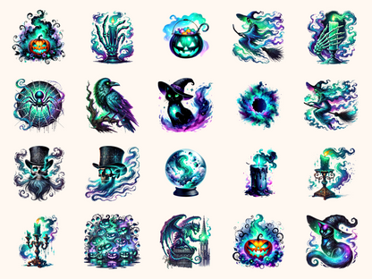 Spectral Halloween Clipart