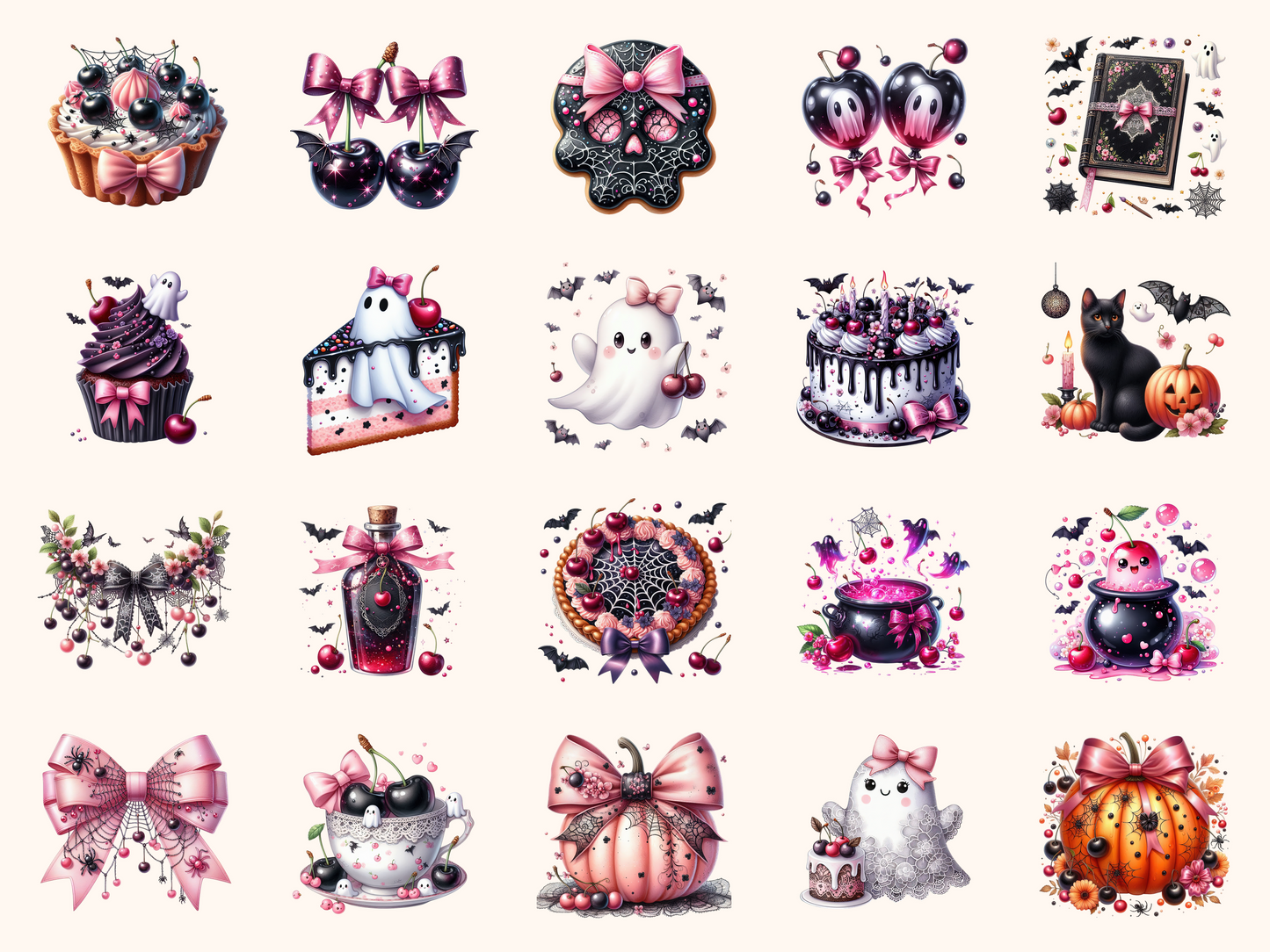 Cherry Halloween Clipart