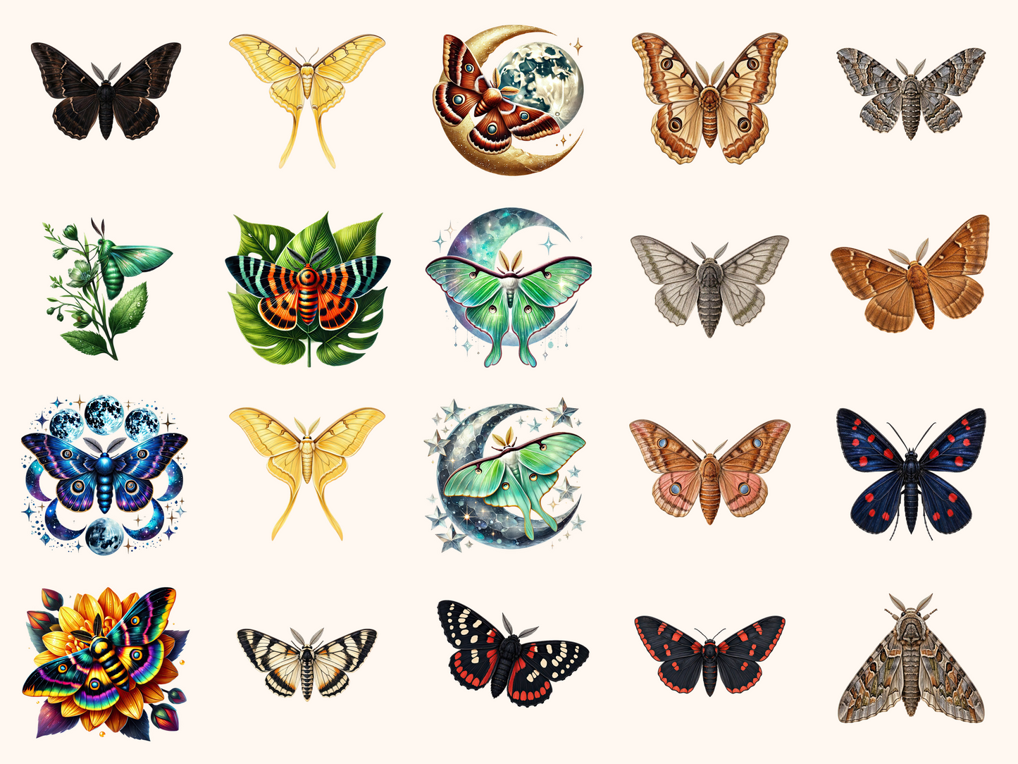 Moths Clipart