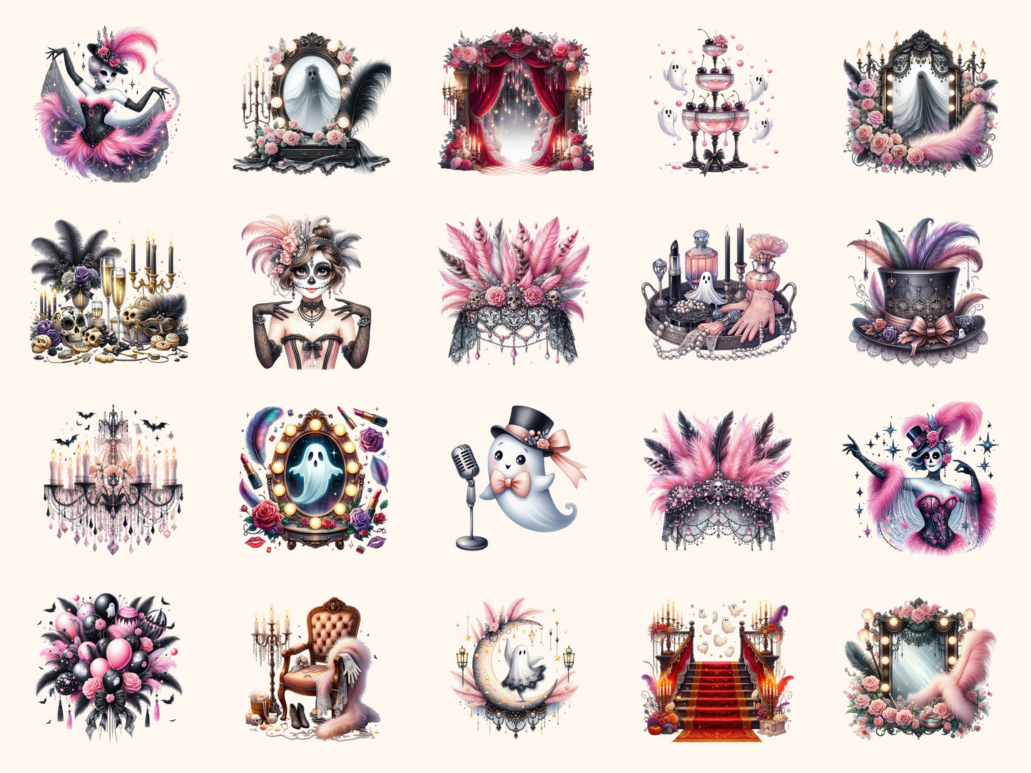 Haunted Cabaret Clipart