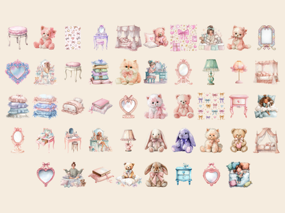 Cutecore Room Watercolor Clipart