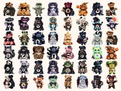 Scare Bears Watercolor Clipart — listing preview 5