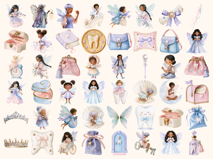 Tooth Fairy Watercolor Clipart