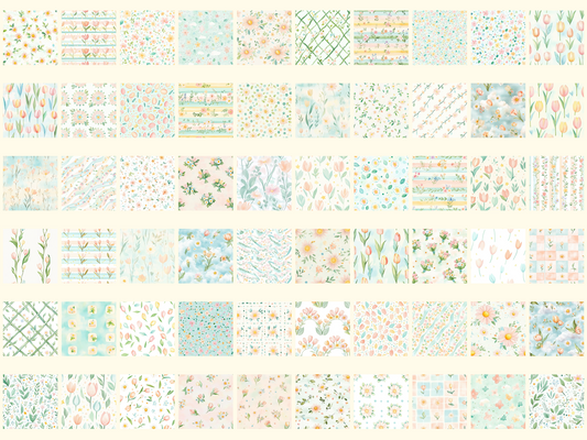 Spring Florals Digital Paper