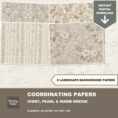 Shades of White Journal Kit — listing image 6