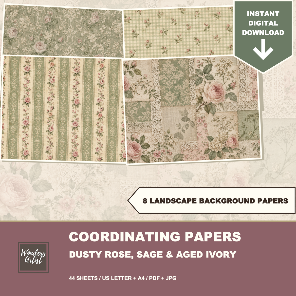 Rose & Sage Garden Journal Kit — listing image 6