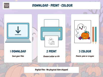 Halloween Coloring Book — DIGITAL DOWNLOAD