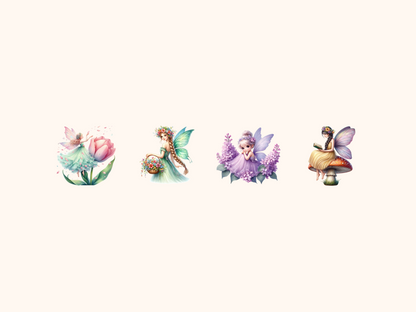 Spring Fairies Clipart
