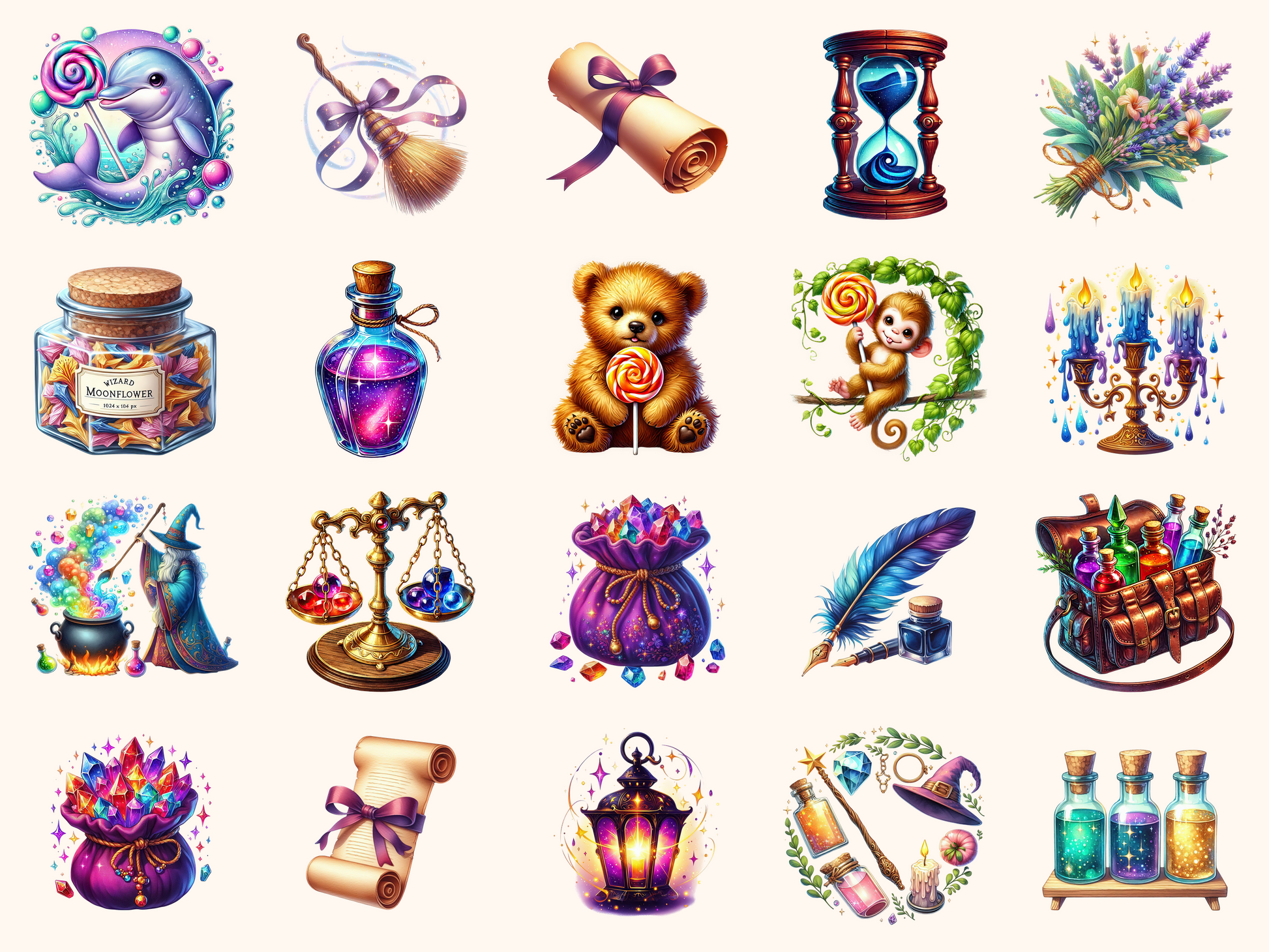 Wizard's Supplies Clipart