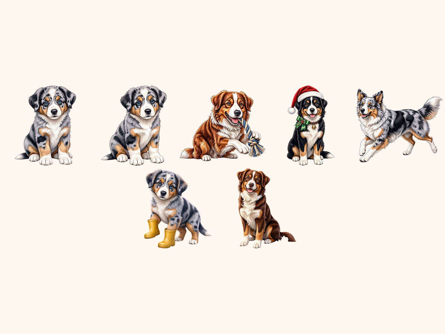 Australian Shepherd Clipart