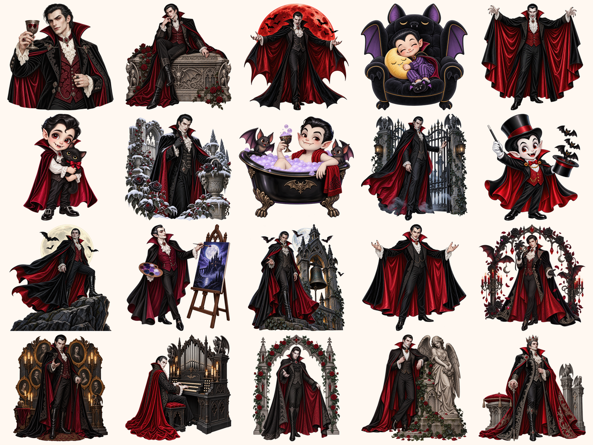 Dracula Clipart — listing preview 6