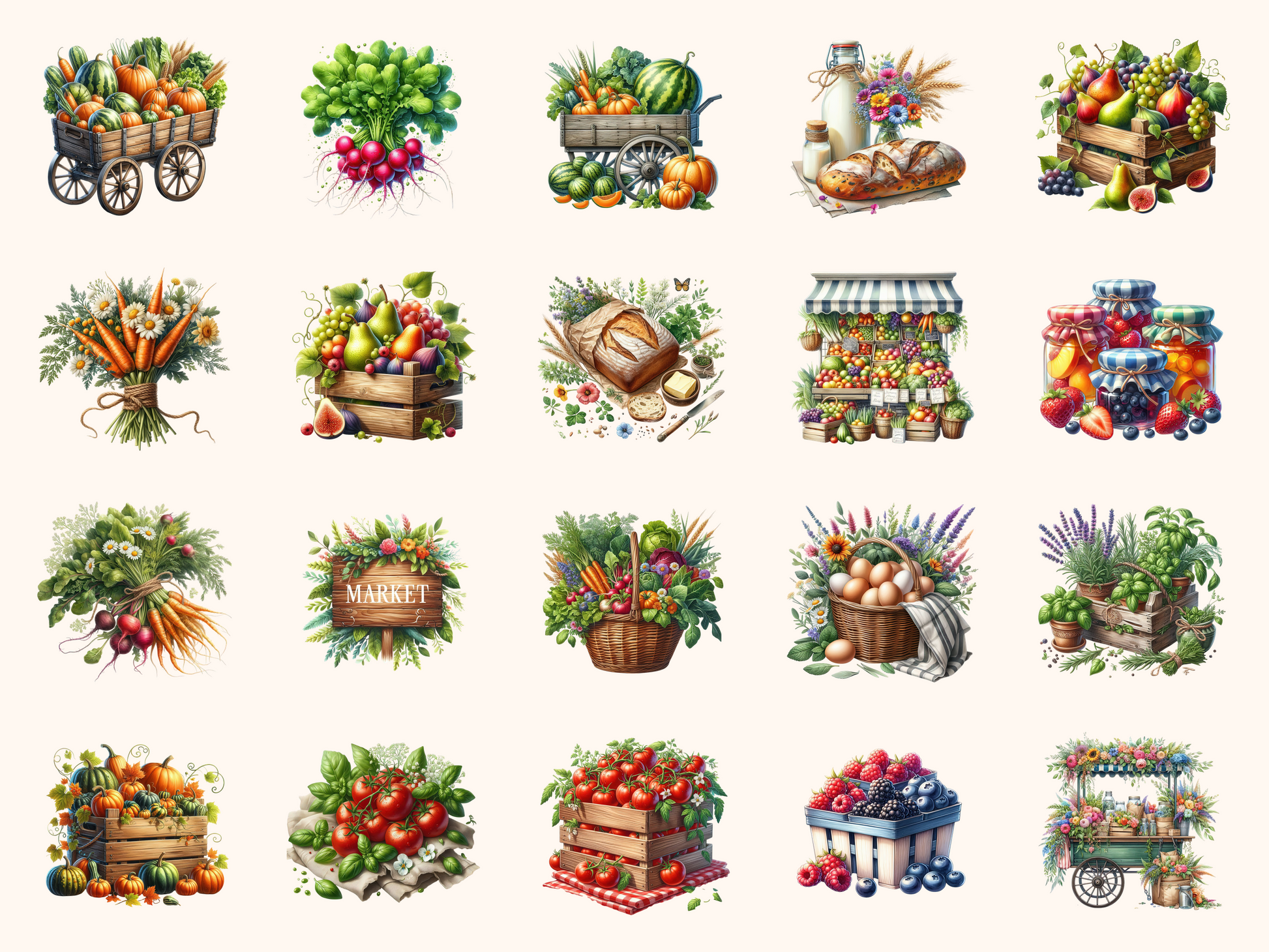 Farmers Market Clipart