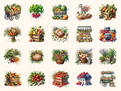 Farmers Market Clipart