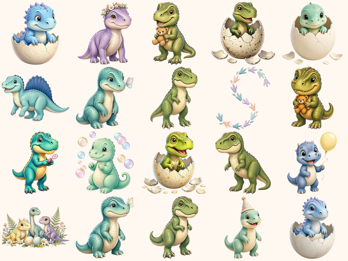 Baby Dinosaurs Clipart