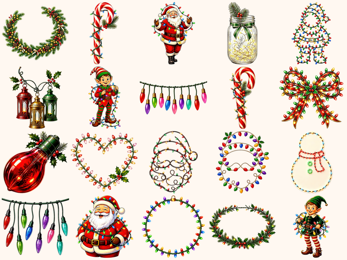 Christmas Lights Clipart