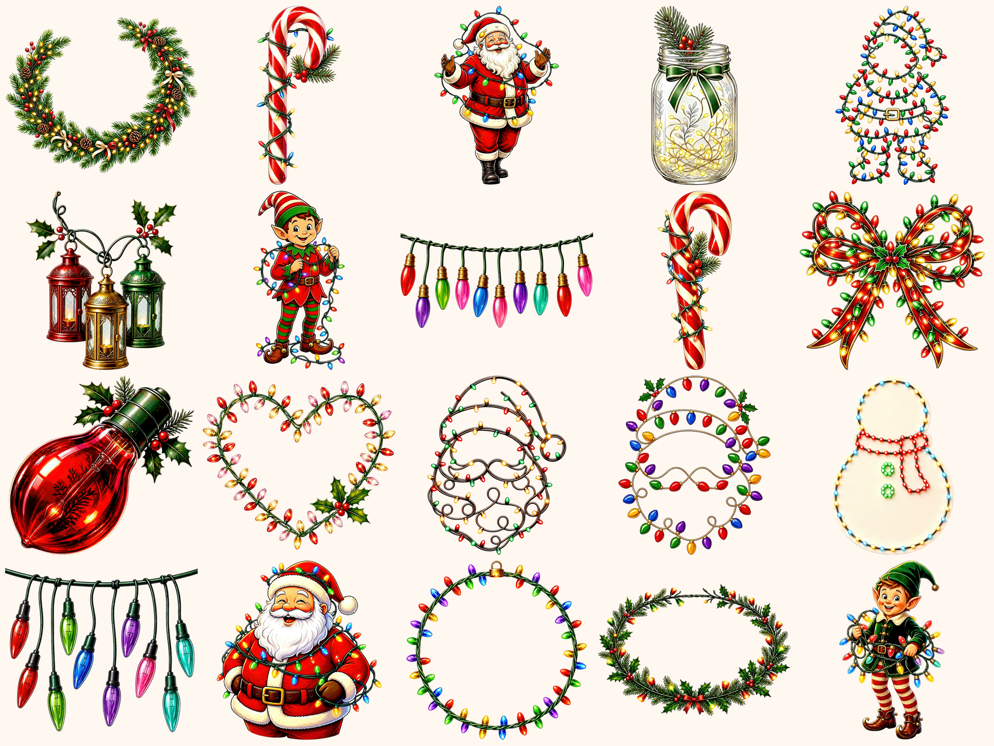 Christmas Lights Clipart