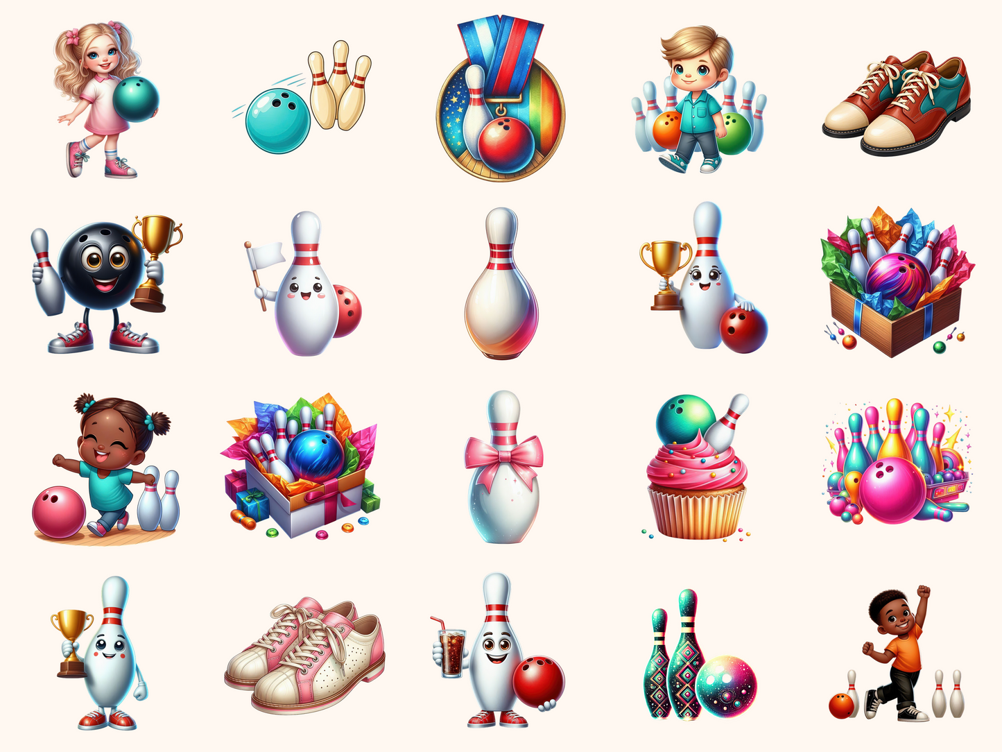 Bowling Clipart