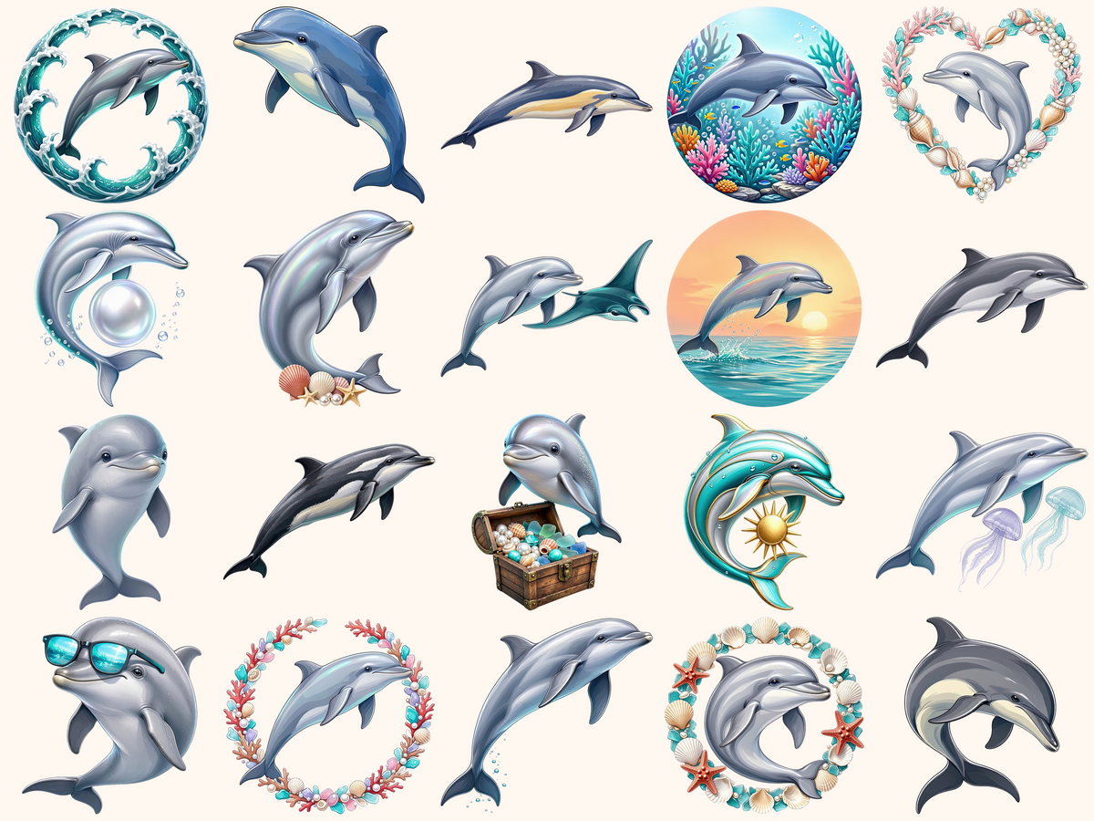 Dolphins Clipart
