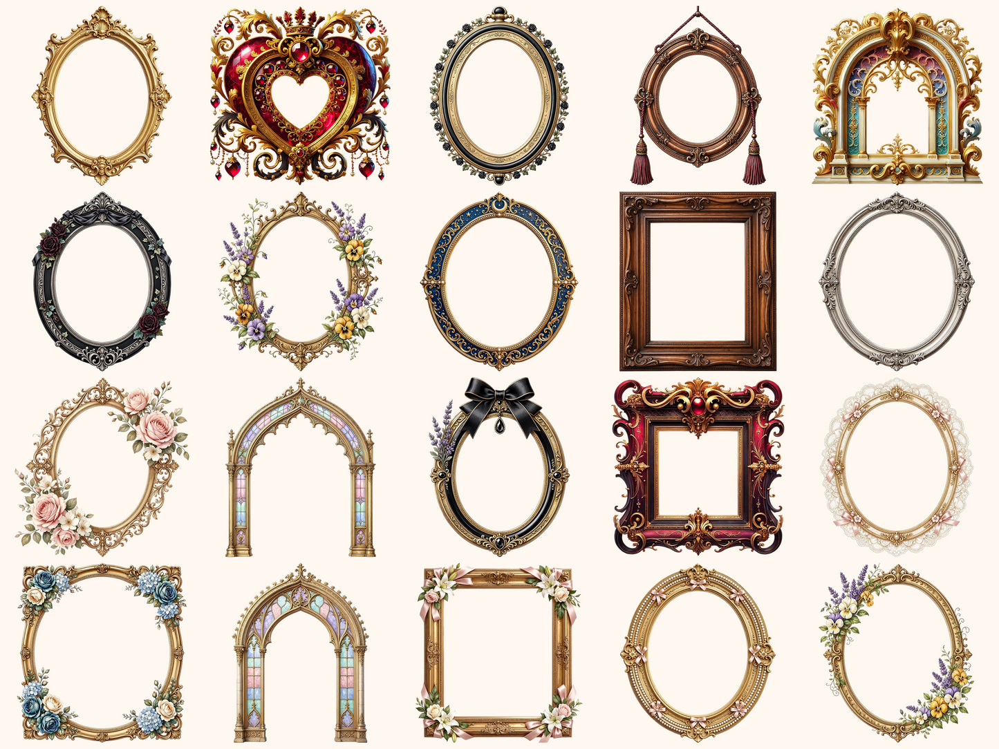 Victorian Frames Clipart