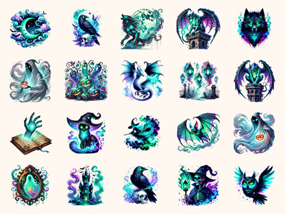 Spectral Halloween Clipart