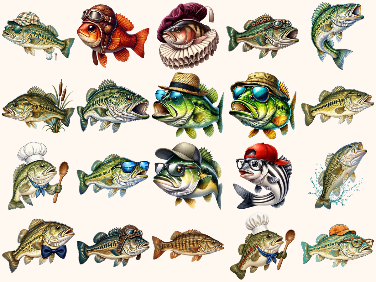 Bass Fish Clipart