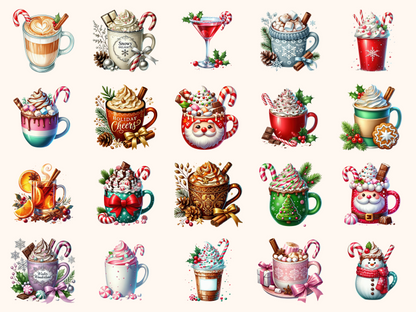 Christmas Drinks Clipart