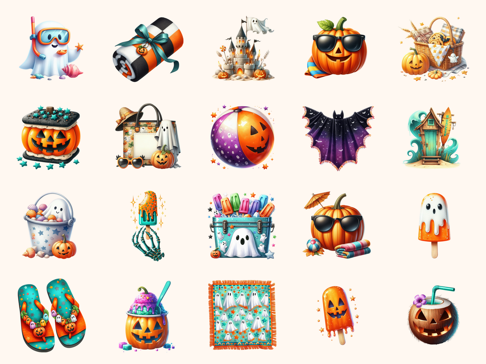 Summerween Clipart