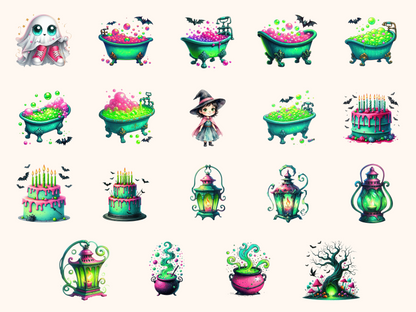 Whimsy Halloween Clipart