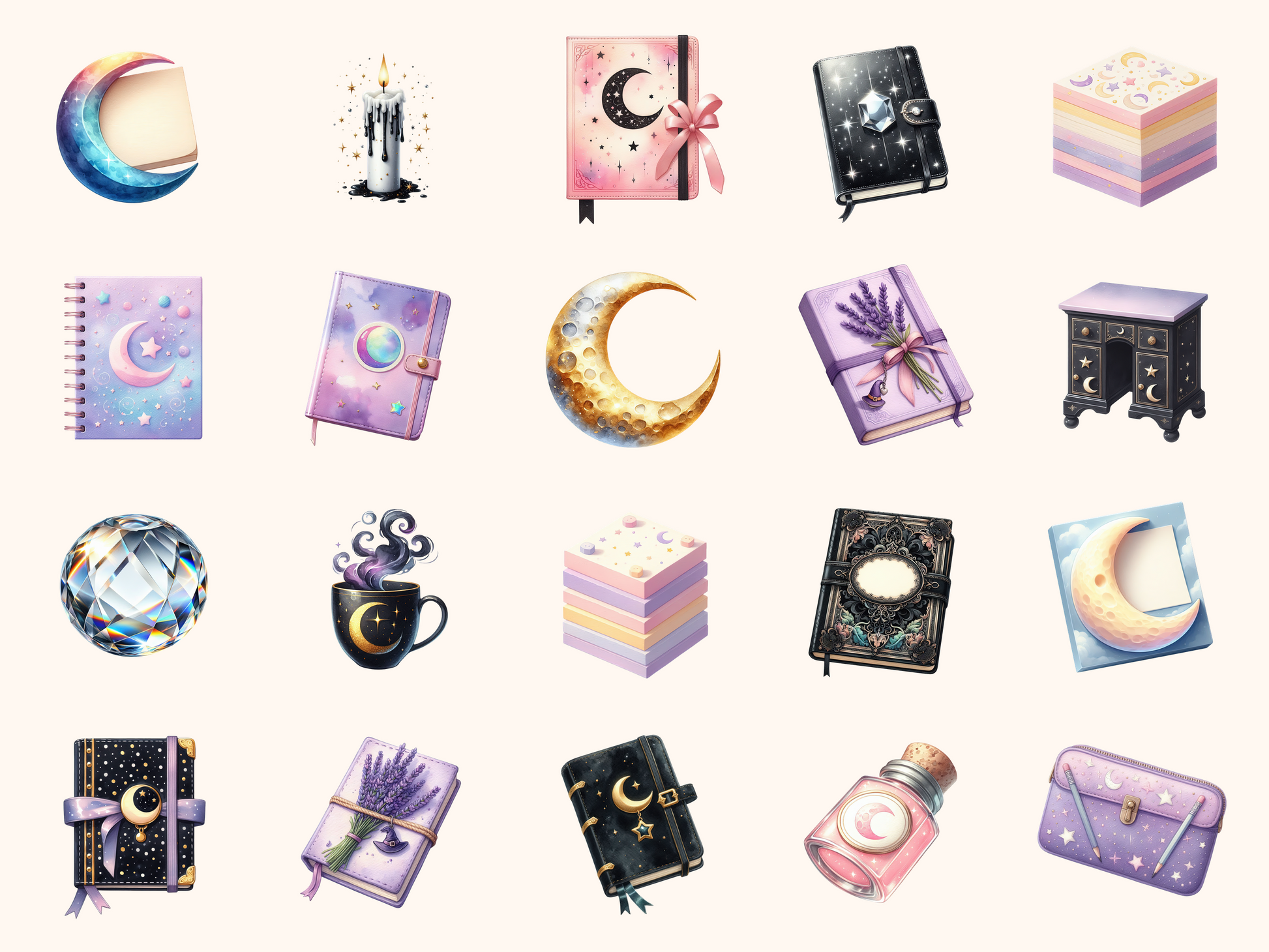 Witchy Desk Clipart