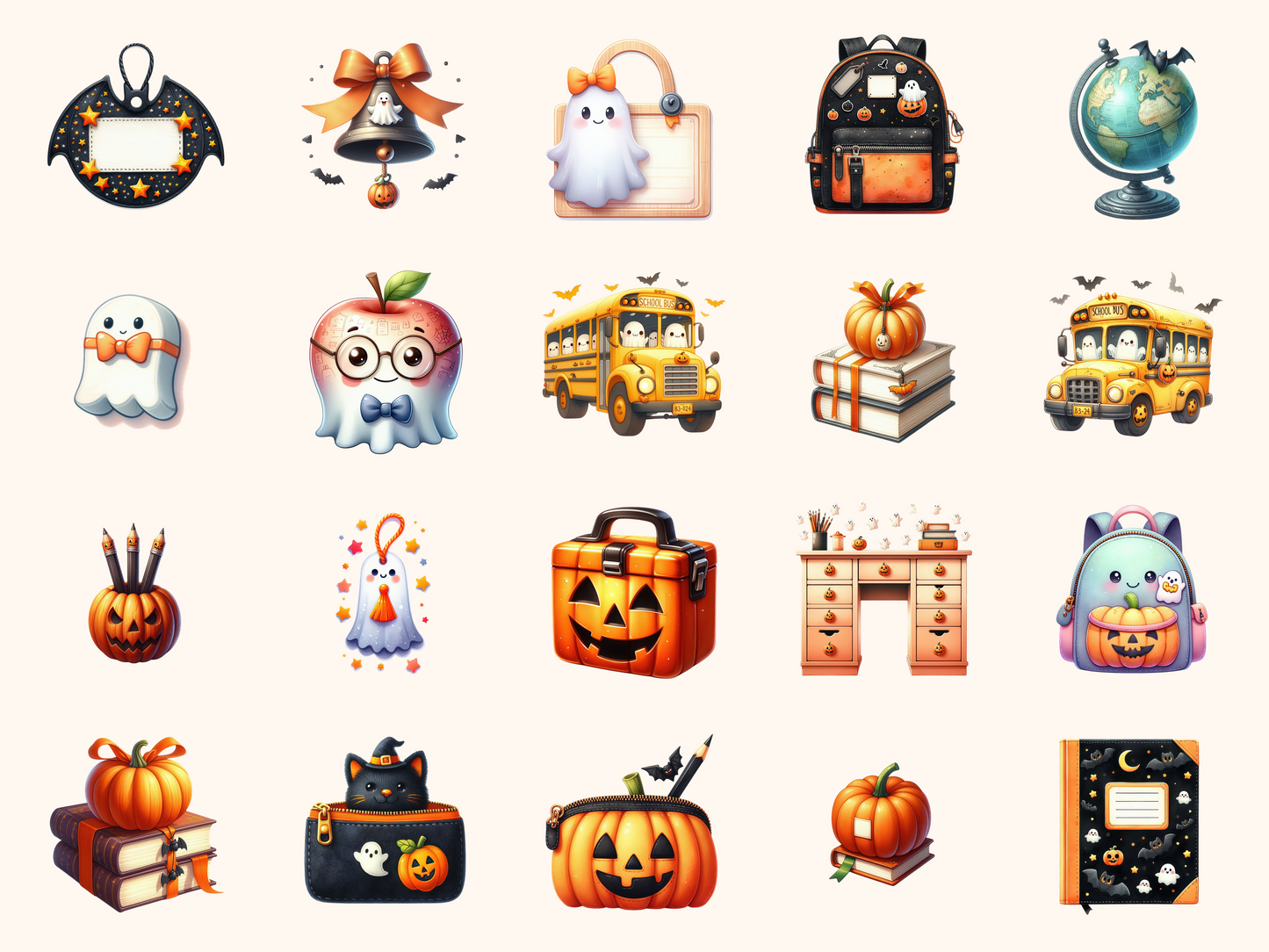Halloween Classroom Clipart