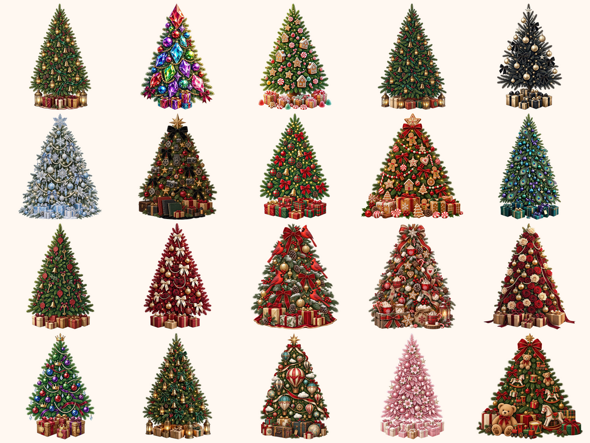 Christmas Trees Clipart