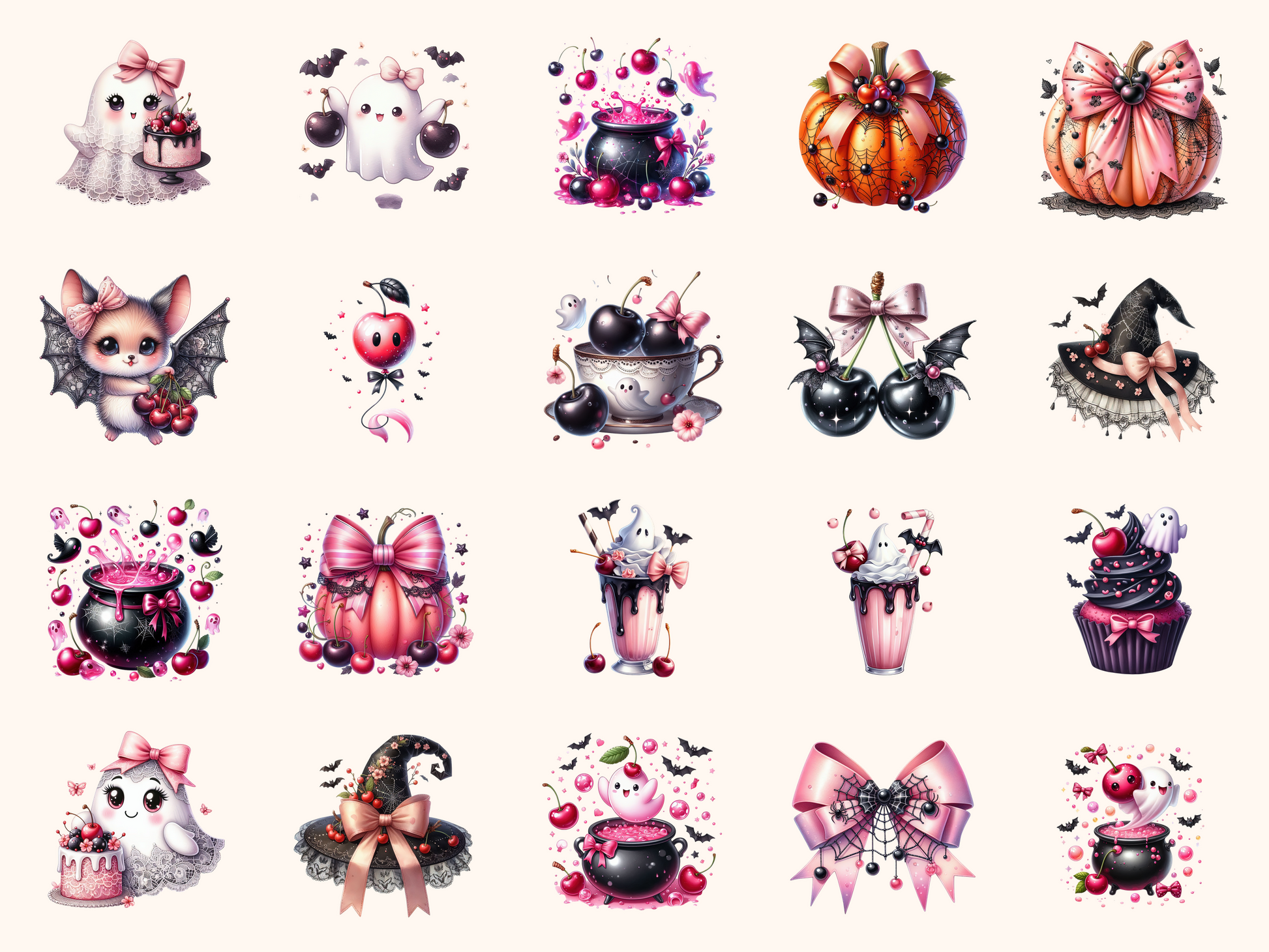 Cherry Halloween Clipart