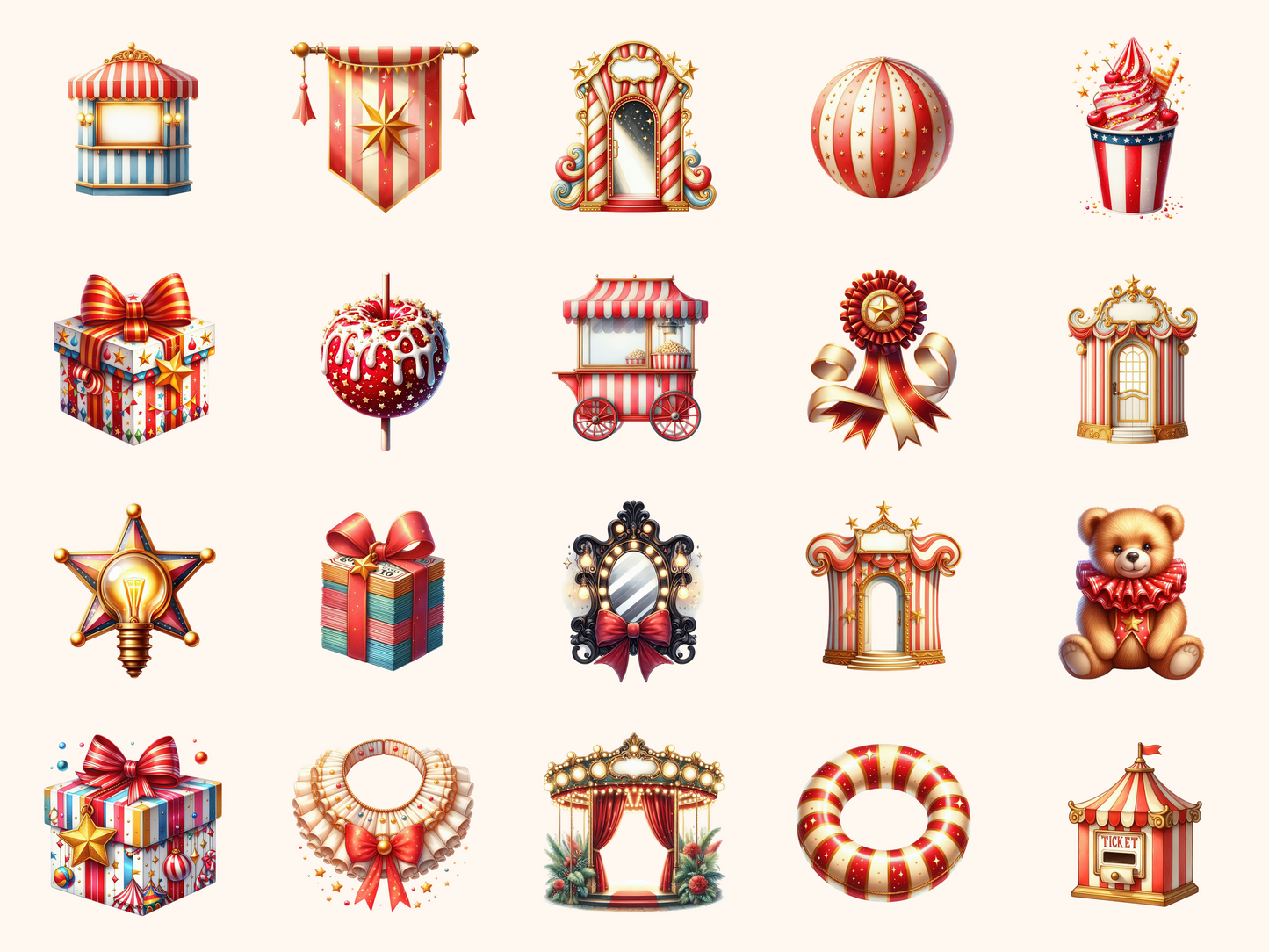 Funhouse Carnival Clipart