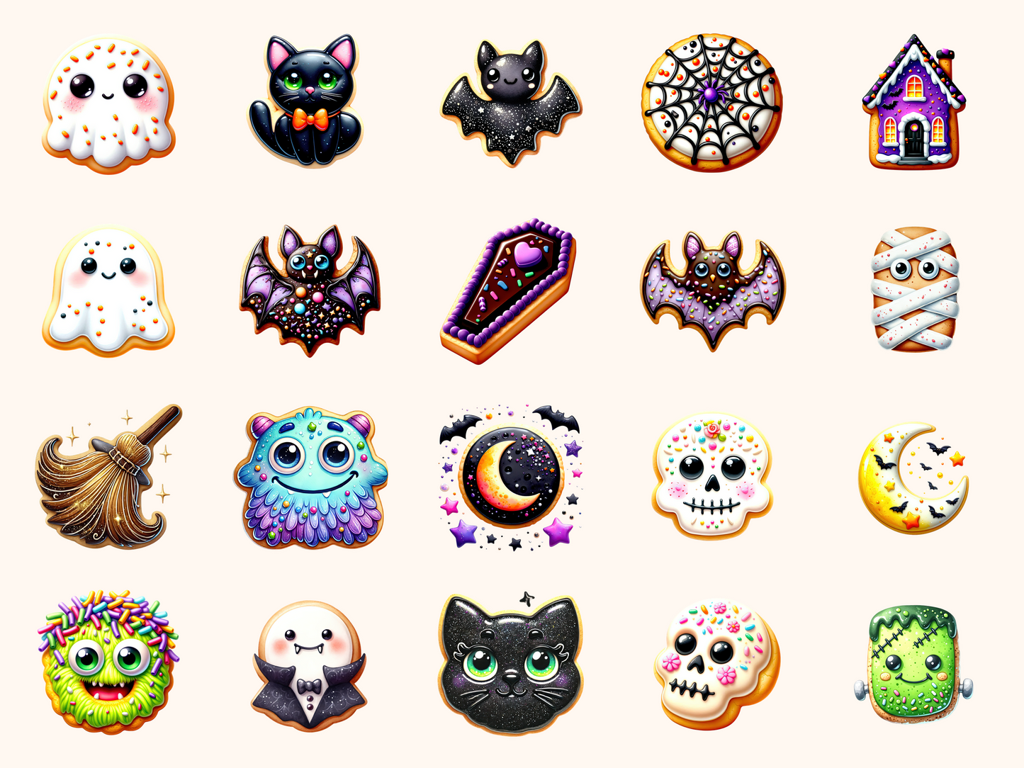 Halloween Cookies Clipart
